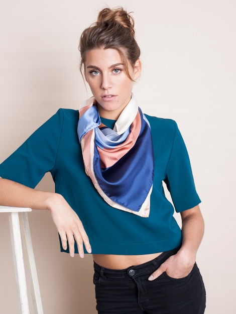 Shandor collection foulard soie made in France
