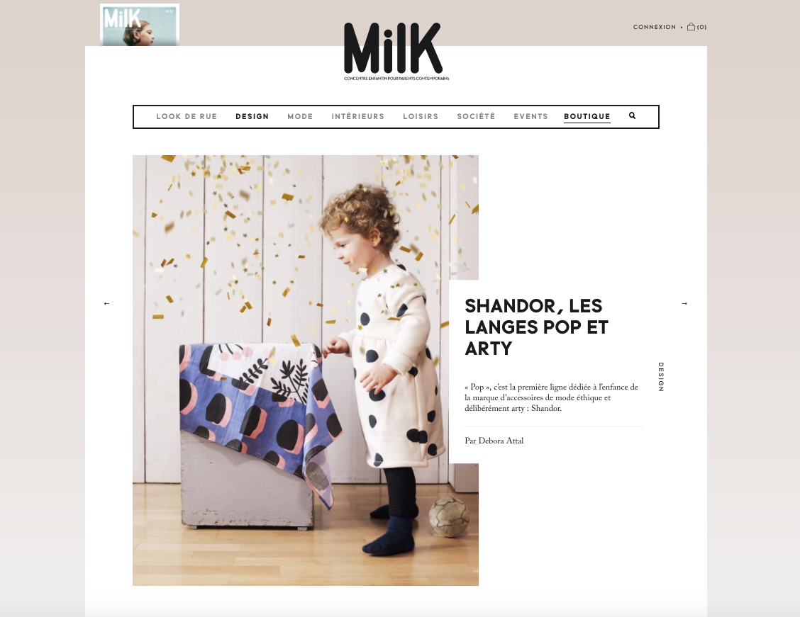 Milk magazine Shandor