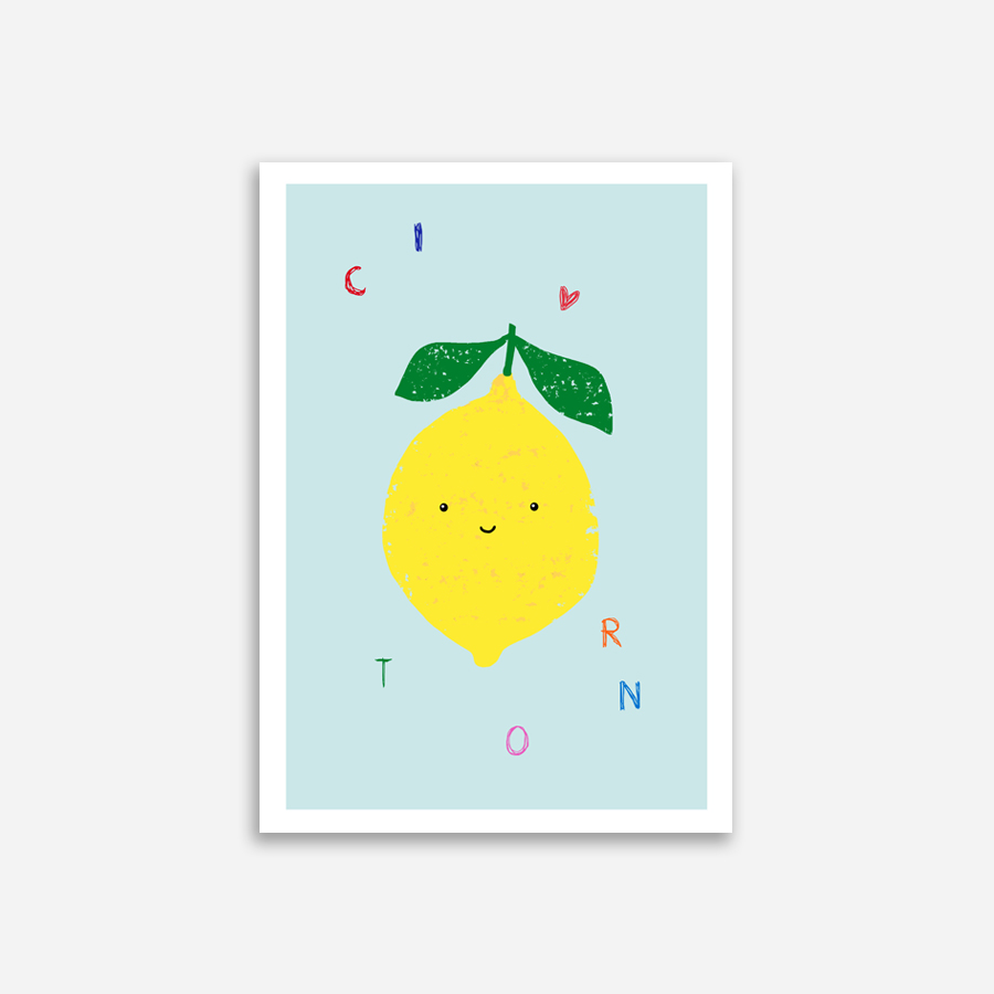Affiche A4 Citron Shandor