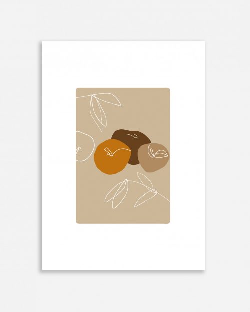 affiches three apples in colors