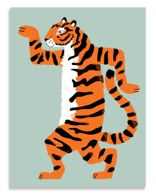 Affiche aristide le tigre, Made in France