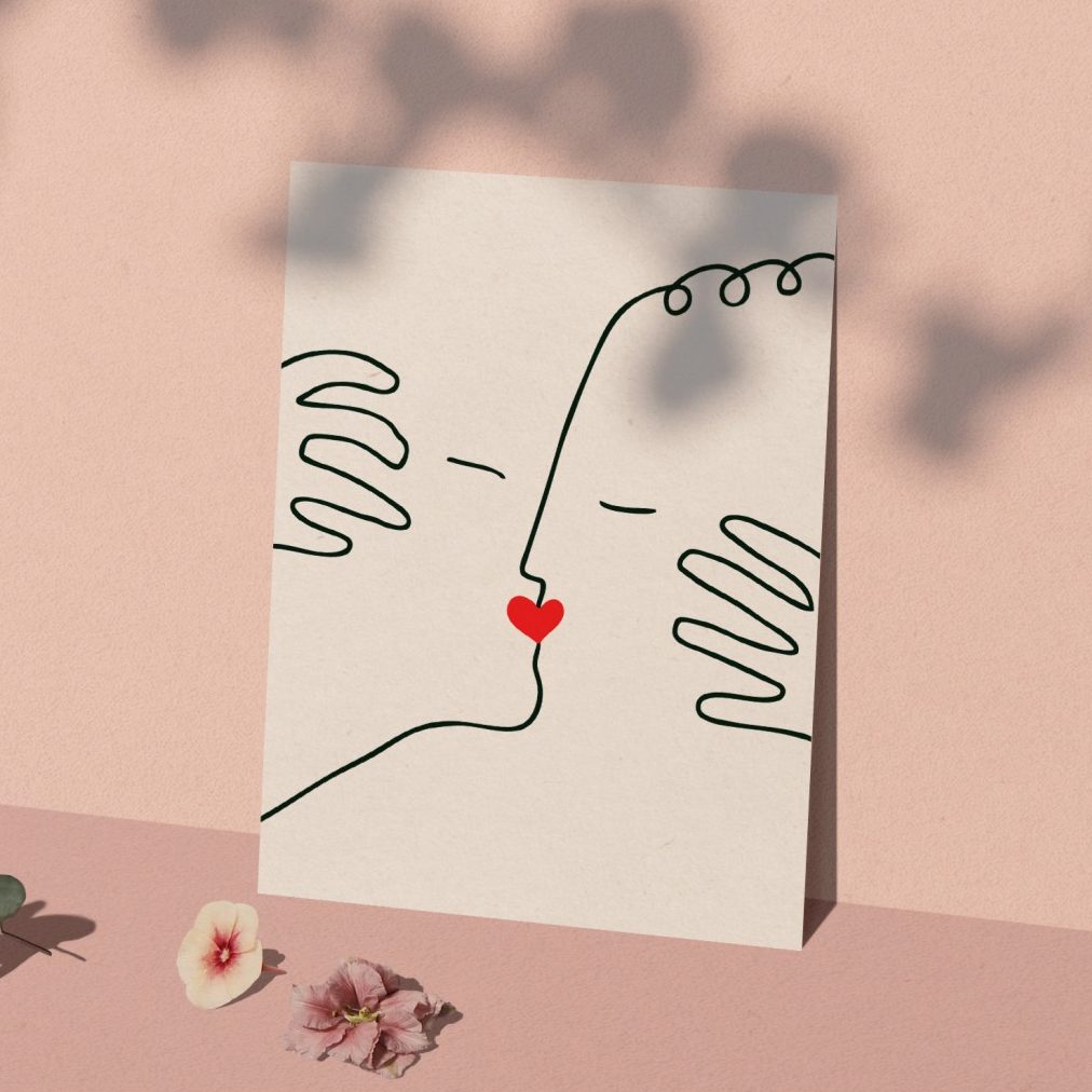Affiche Baiser D Amour Shandor Affiche Baiser D Amour Shandor