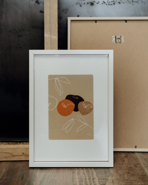 Shandor affiche A4 fruits pommes couleurs