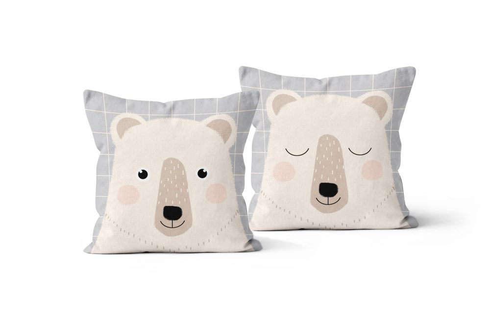 Shandor Coussin ours pour enfant simone l'oursonne