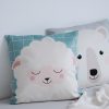 Shandor Coussin mouton pour enfant Lily la Brebis