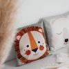 Shandor coussin lion velours coussin enfant