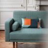 Coussin en velours Dunes Shandor Made in France