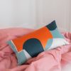 Shandor coussin formes geométriques en velours, made in France