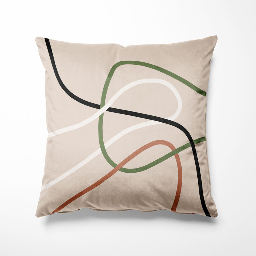 Coussin lignes, Made in France