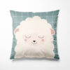 Coussin mouton enfant en velours, Made in France