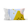 Coussin en velours, Azur - Made in France