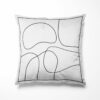 Coussin Esquisse noir et blanc